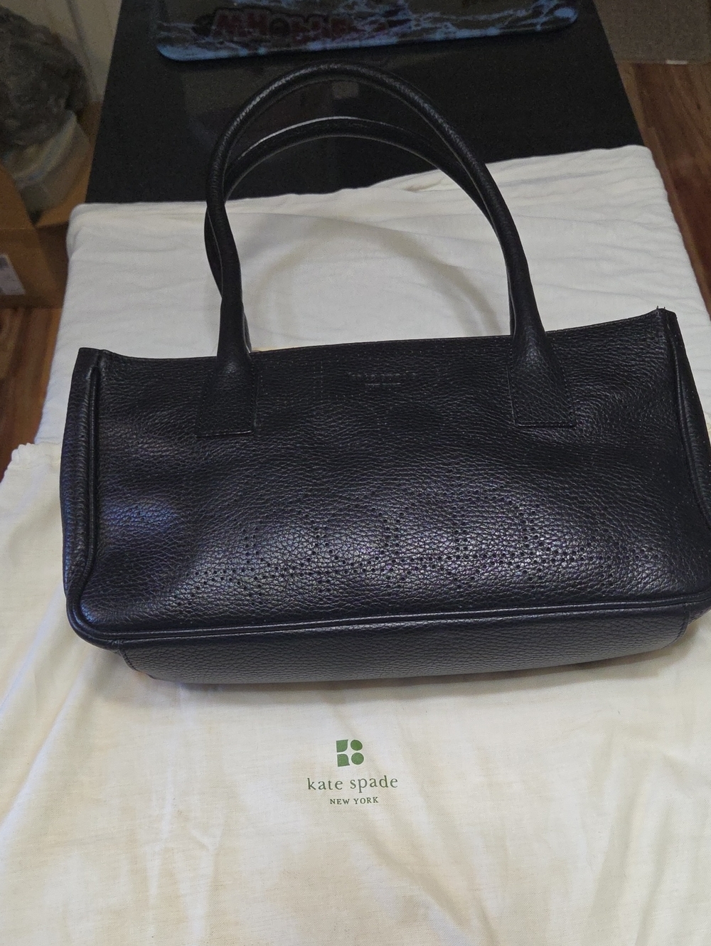kate spade Black Leather Shoulder Bag